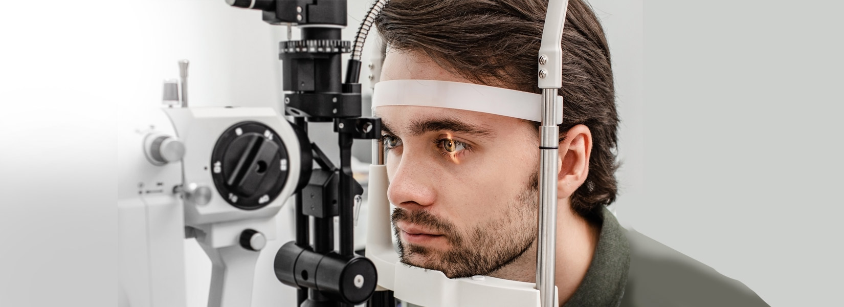 young man during eye exam in Warrendale